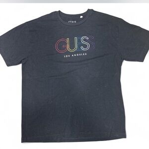 Rainbow GUESS shirt Size Medium